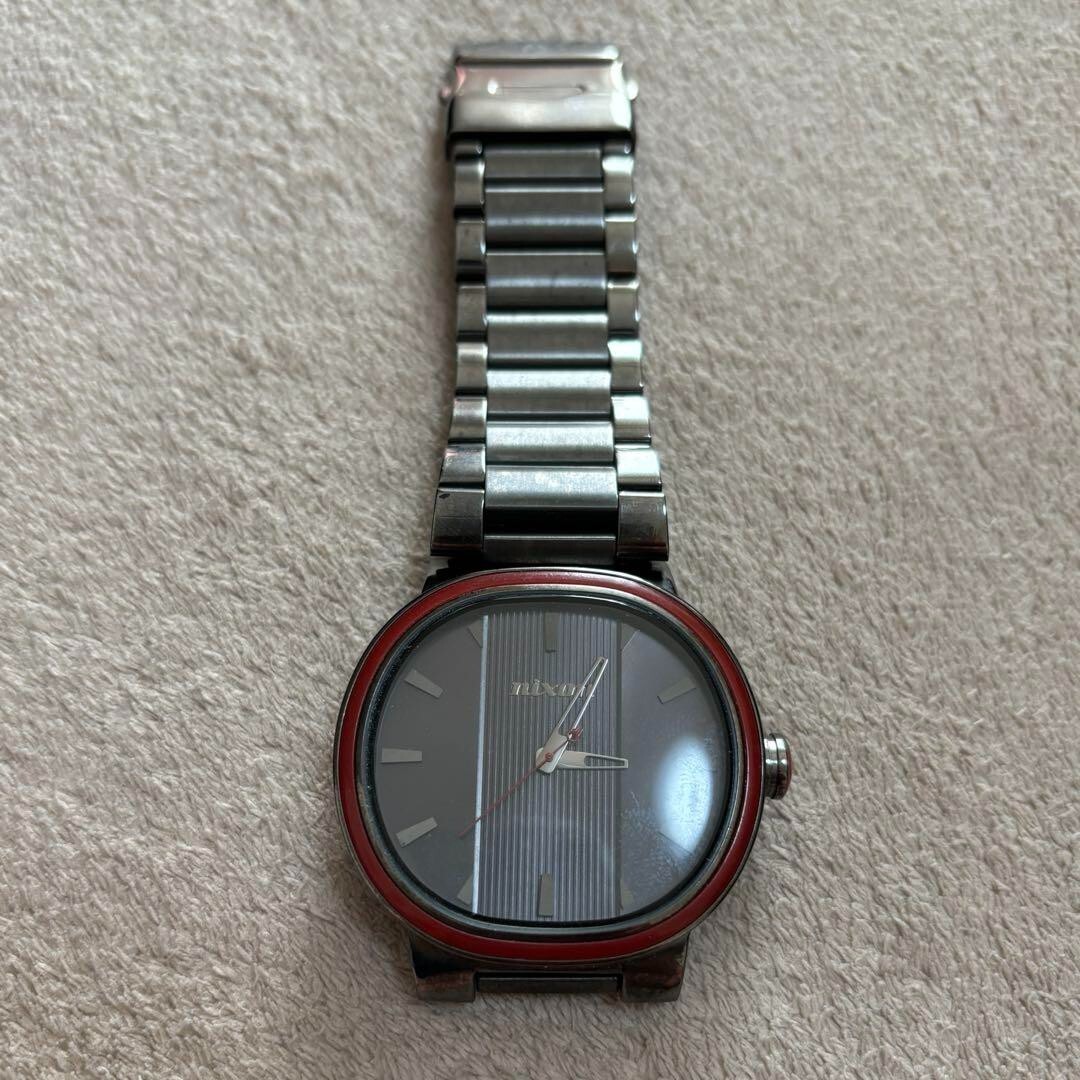 NIXON THE CAPITAL Watch Silver color Stainless steel Authentic