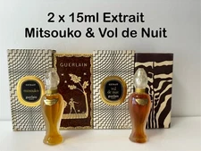 GUERLAIN Mitsouko Vol de Nuit 15ml Extrait 1976 1980 Bottle Sealed FREE DELIVERY