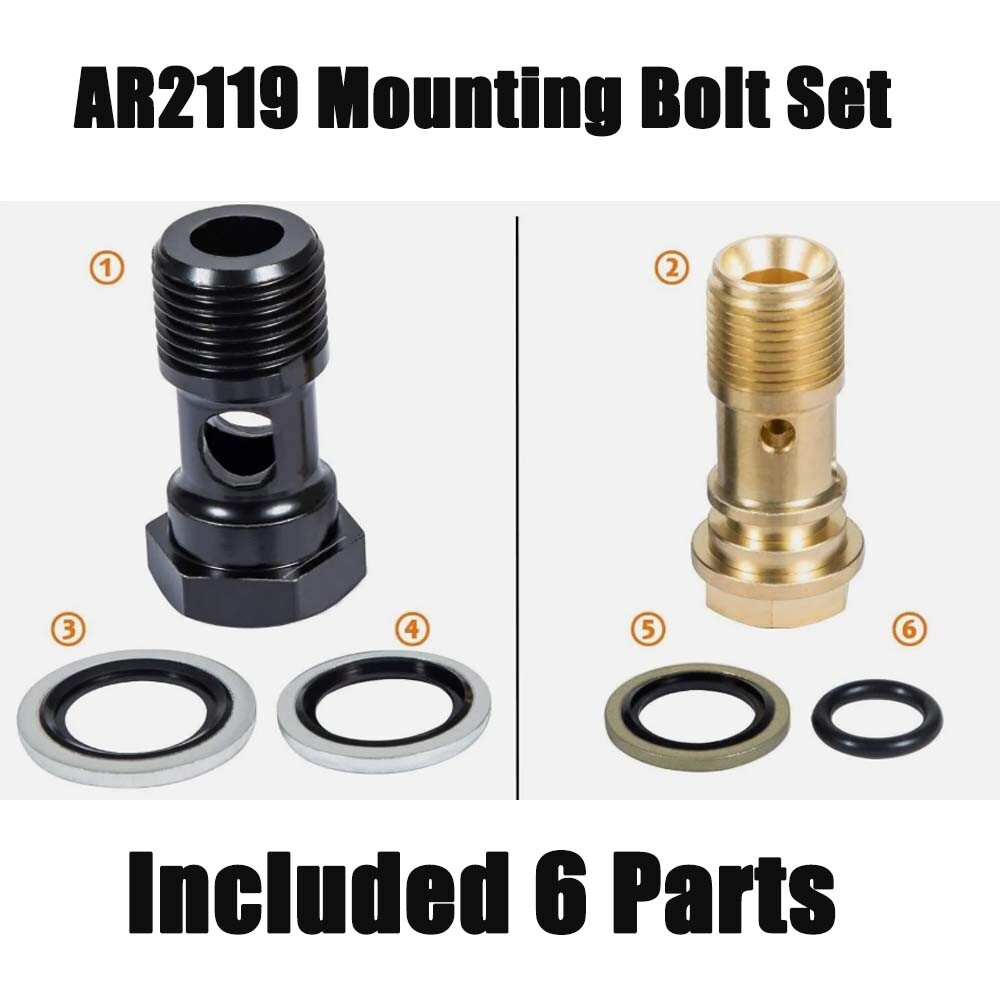 AR2119 Gymatic 3/B Unloader Mounting Bolt Kit for Annovi Reverberi XM RK Series