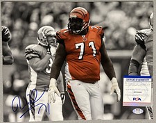 WILLIE ANDERSON Signed Autograph Auto 11x14 Cincinnati Bengals Photo Picture PSA