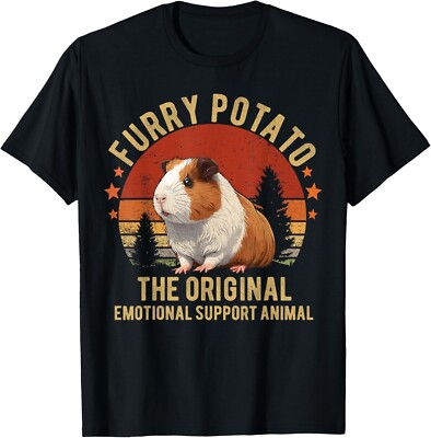 Anatomy Of A Guinea Pig Funny T-Shirt – Cute Furry Potato Design For Men & Women 2 thumbnail image