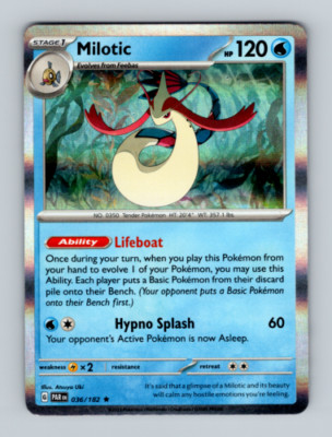 Pokemon TCG - Paradox Rift - Holo - Milotic - 036/182 - Rare