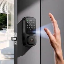 ARPHA Palm Vein Smart Door Lock Keyless Auto Lock WiFi APPKeypad Deadbolt+Handle