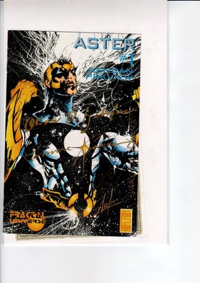 Aster #1 - Ashcan Preview! Signed Autographed 3 times Comics