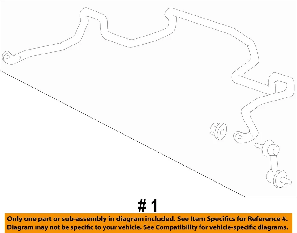 Used Front Suspension Stabilizer Bar fits: 1999 Honda Cr-v Front Front Grade A Foto 4 de 4