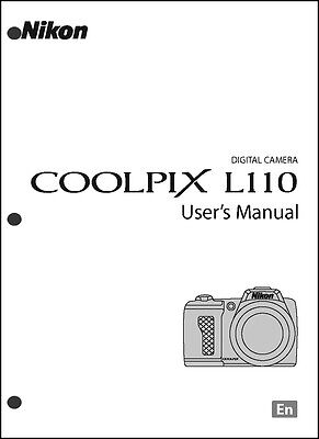 Nikon CoolPix L110 Digital Camera User Guide Instruction Manual | eBay