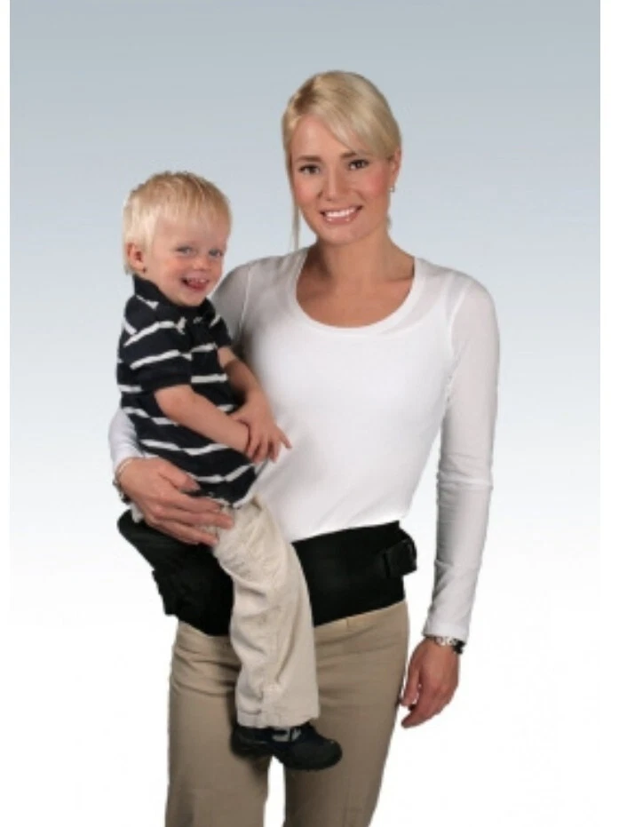 Easy Rider baby hip seat carrier black. BNWT
