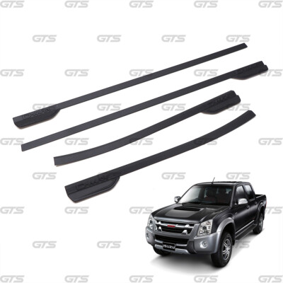 Fits Isuzu D-Max V-Cross 2012 - '18 Matte Black Line Window Trim Sill Cover