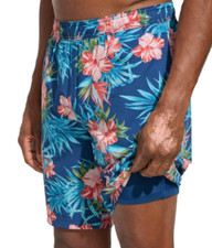 NEW Kirkland Signature Men  s Stretch Swim Short w/ Liner Size Large