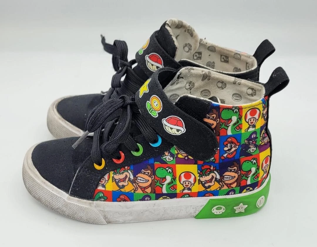 Kids high top sales tennis shoes