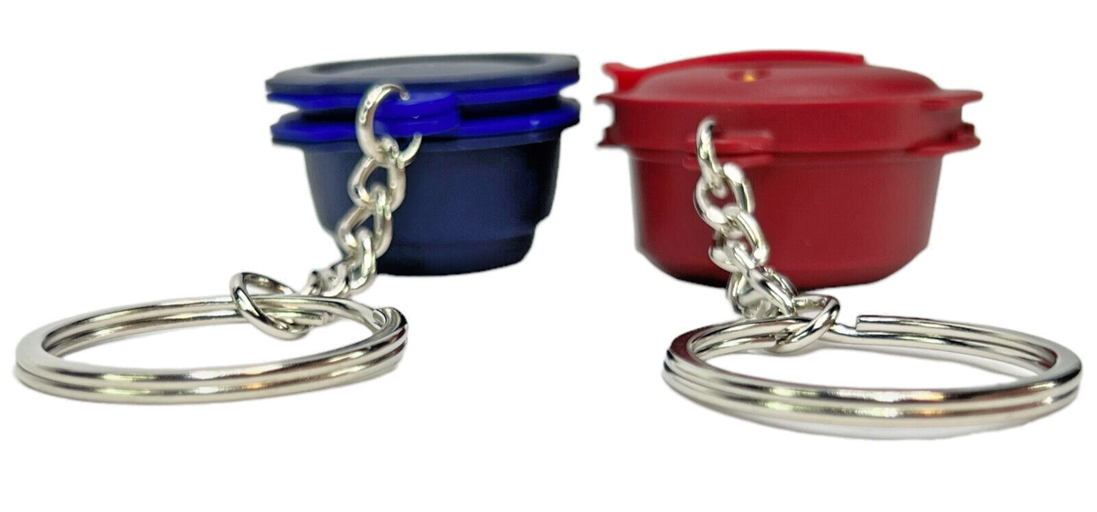 Set Of 4 New Tupperware Keychains | eBay