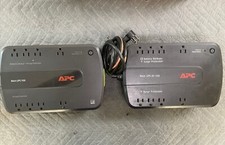APC Back-UPS ES 550/UPS 550 Backup Surge Protectors LOT OF 2  READ DESCRIPTION
