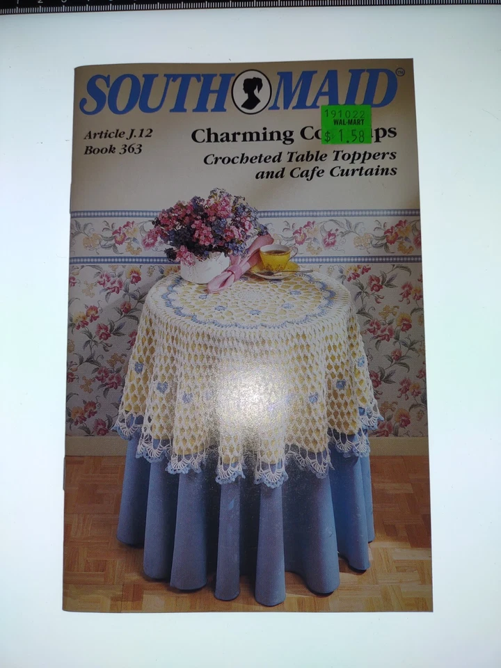 Crochet Knitting Sewing Crafting Books Vtg South Maid Red Heart Sweater Afghan  - Image 4 of 4