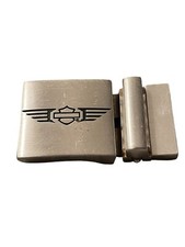 Harley Davidson Belt Buckle Silver Color With Black Logo 2008 Motorcycles
