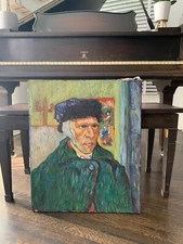 Van Gogh Self Portrait with Bandaged Ear Copy from Artist Maureen Murphy Estate