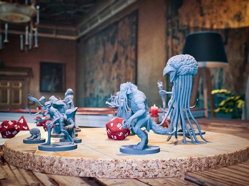 Mind Flayer and Illithid Monster Pack | Juego de inicio de 10 miniaturas - DND D&D - Imagen 6 de 10