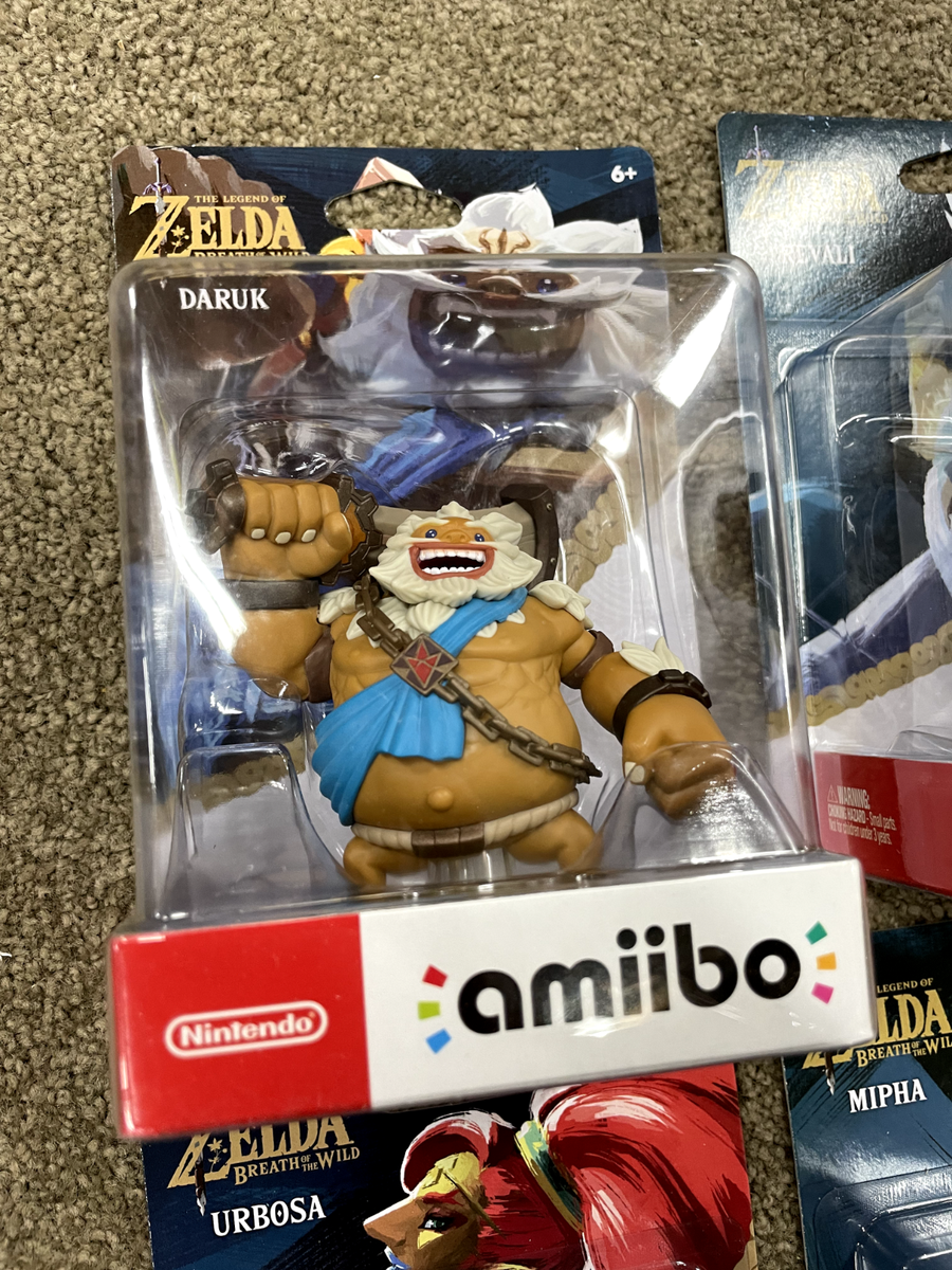 Mipha Daruk Amiibo Botw Legend Of Zelda BOTW Sealed Champion