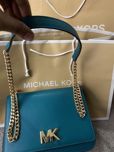 michael kors teal crossbody