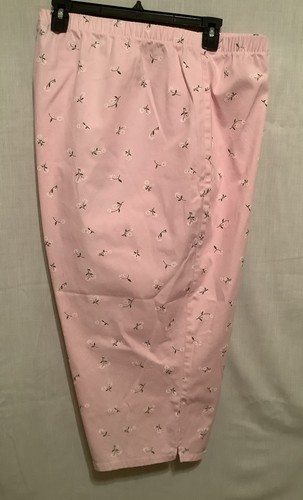 L.A. BLUES*Damen Caprihose rosa mit Gänseblümchenmuster*Größe 30/32