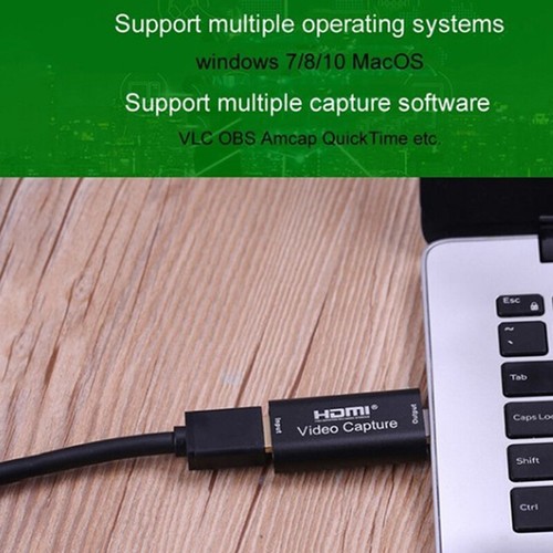 Video Capture Cards Audio Capture Adapter HDMI To USB 3.0 Definition 4K Reco BAZ - Afbeelding 4 van 11