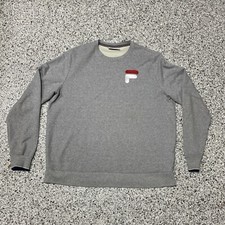 VTG FILA Crewneck Sweatshirt Pullover L/S Mens Size 2XL Gray