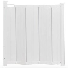 BabyDan Guard Me Auto Foldable Compact 55-89cm Folding Safety Stair Gate White
