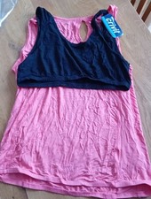 Damen Sportshirt Mit Innenbustier M 40/42 Neu