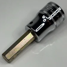 NOS Snap On Tools FAM7 3/8 Dr Metric 7mm Standard Hex Bit Socket Driver USA 1995