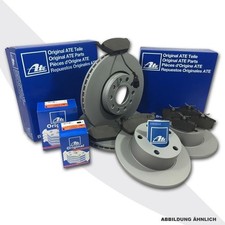 ATE BREMSSCHEIBEN BREMSE BREMSEN SATZ VORNE HINTEN für AUDI A4 Avant 8D5 B5