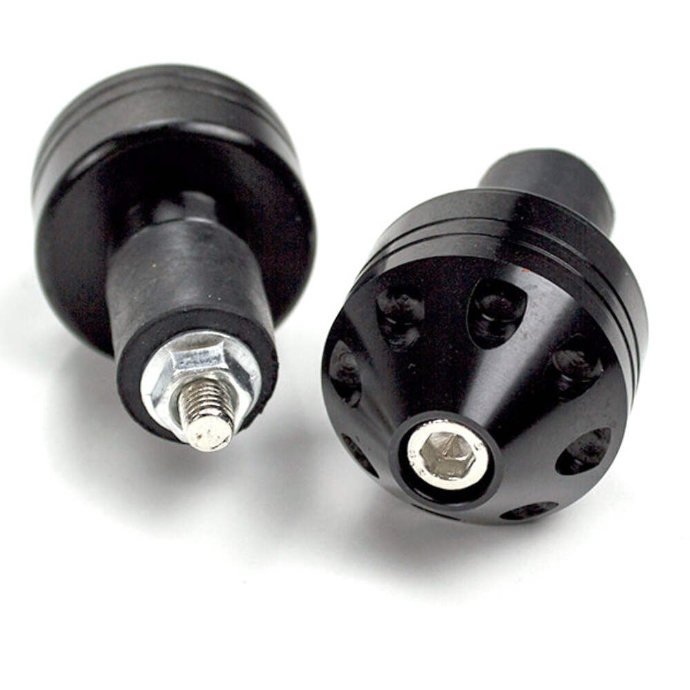 Lextek Universal Weighted Handlebar Ends Black
