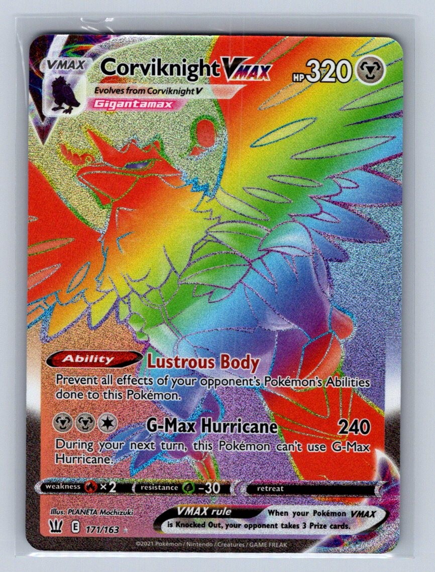 2021 Pokemon Battle Styles Corviknight VMAX #171/163