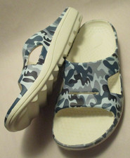 Spenco Fusion 2 W 10, M 9, Blue/White Camo, Supportive Comfort Insole Sandals