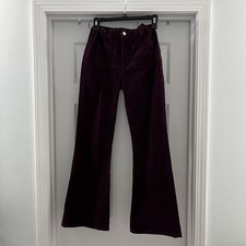 Gap Denim Corduroy Bell Bottoms Purple Girl  s 18 Adjustable Waist