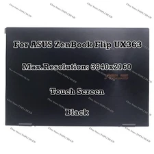 For ASUS Zenbook Flip OLED UX363EA-HP521W LCD Assembly Complete Touch Screen 4K