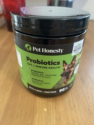 Pet Honest Probiotics for Dogs 90 All-Natural Dog Probiotic Chews PUMPKIN FLAVOR
