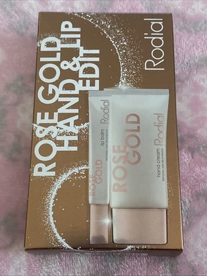 Rodial - Rose Gold Hand Cream 40ml + Lip Balm 10ml Edit Gift Set Lotion Duo