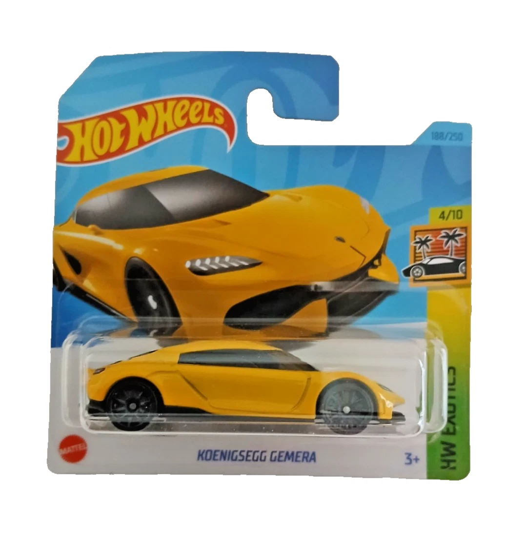 Hot Wheels Exotics - 5 Macchinine Scala 1:64 In Confezione - Pressofusione - 2