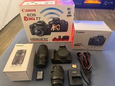Canon EOS Rebel T7 DSLR Camera EF-S 18-55mm and EF 75-300mm Double Zoom Lens Kit