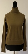 VAN LAACK Pullover,Gr.S,olivbraun Töne,Rollkragen,100% SCHURWOLLE,neuwertig