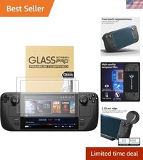 Protective 9H Glass Film for Steam Deck OLED - Clear, Sensitive Touch - 2-Pack