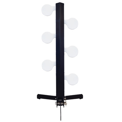3/8 AR500 Portable Dueling Tree- Reactive Steel Shooting Target 6'' Paddle