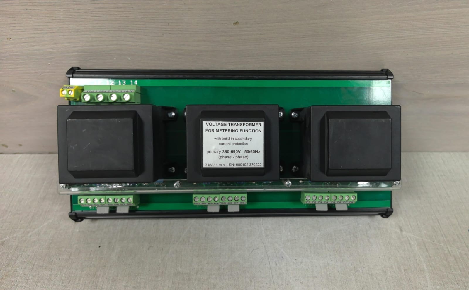 RUFA TRACO BV 411-5032 VOLTAGE TRANSFORMER FOR METERING FUNCTION