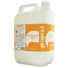 Ecoleaf Washing Up Liquid-Orchard 5L 3.48 per litre