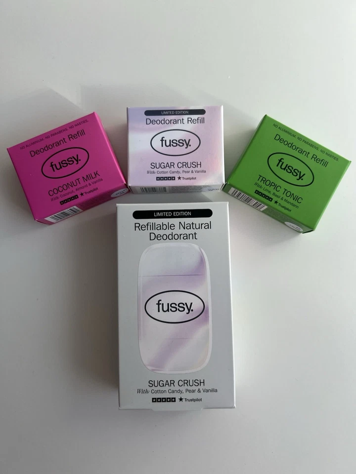 Limited Edition Fussy Deodorant Case And Refills