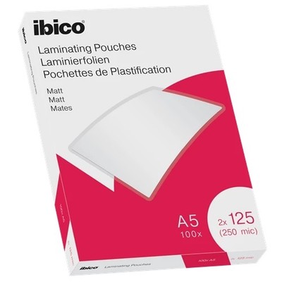 Ibico Matt A5 Laminierfolien 250 Mikron 627322
