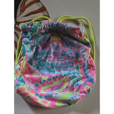 Lilly Pulitzer Cinch Beach Backpack In Come Out Of Your Shell Print