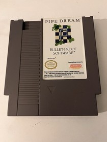 PIPE DREAM NINTENDO NES Tested WORKING Original Box Video Game INSTRUCTIONS Case