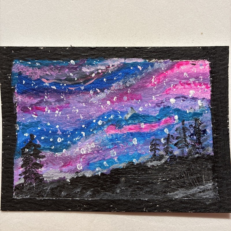 The night sky