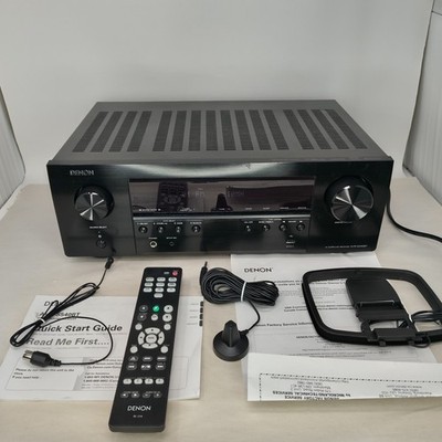 Denon AVR-S540BT 5.2 Channel 4K AV Receiver HDMI Bluetooth Remote Bundle