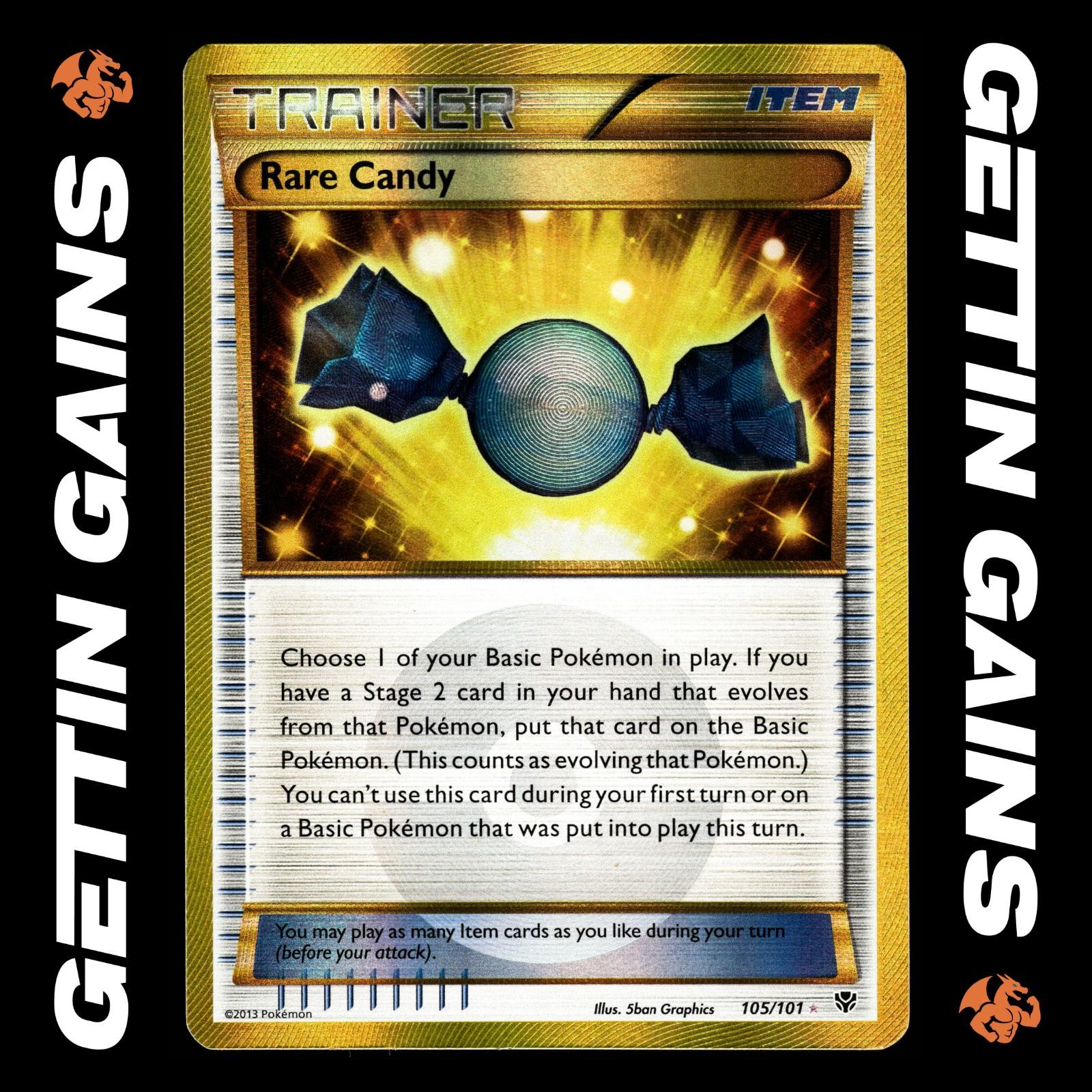 Rare Candy - 105/101 - Secret Rare - Plasma Blast - Pokemon Card - MP